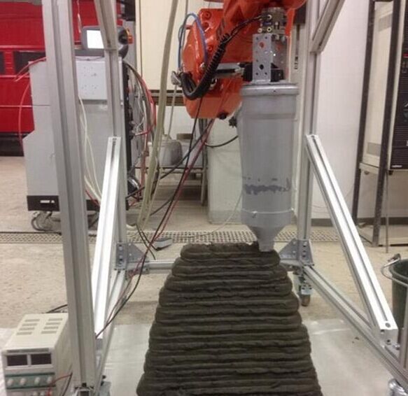 混凝土、混凝土3D打印機(jī)、可移動(dòng)混凝土3D打印機(jī)