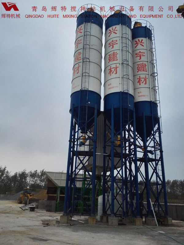 輝特攪拌站HZS75特別適合于干硬性、半干硬性混凝土的生產(chǎn)