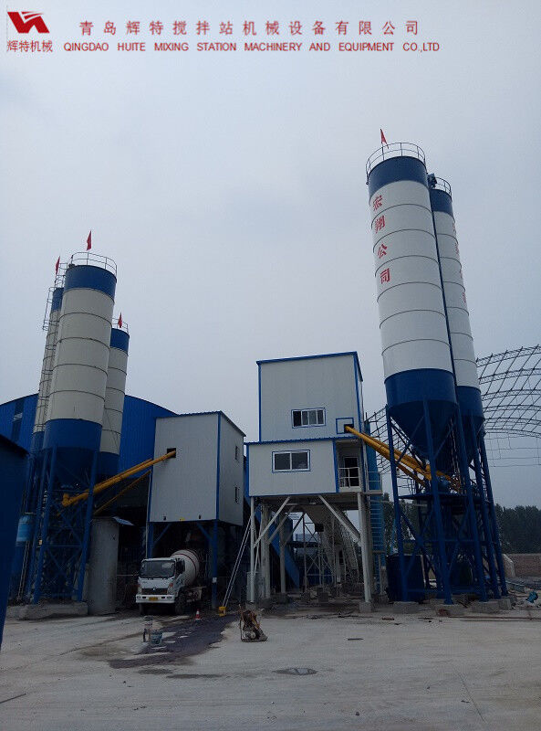 輝特混凝土攪拌站HZS120---直觀的操作畫面，簡單易懂