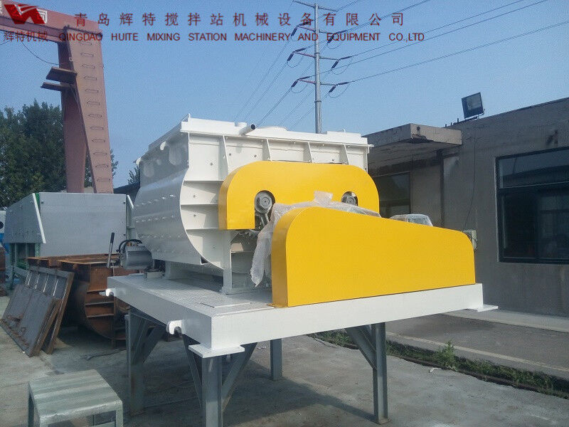 JS750攪拌臂采用偏心式設(shè)計(jì)，延長使用壽命，青島輝特機(jī)械